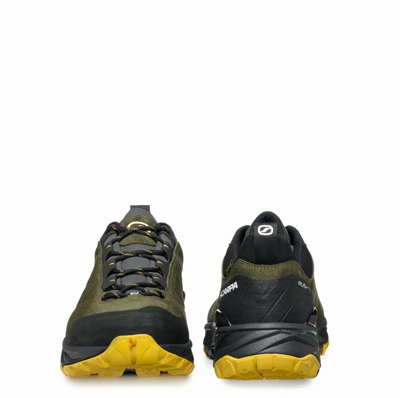 Scarpa Mens Rush Trail GTX Shoes - Thyme Green-Mustard-3